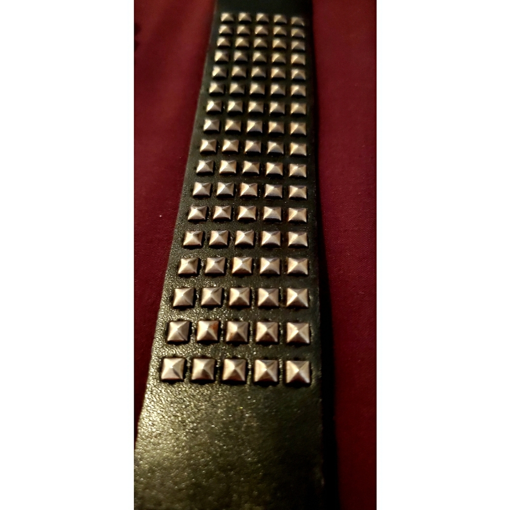 Leather wrist band